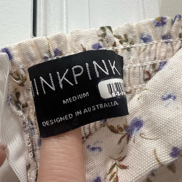 FLAWED MINKPINK Off White Hailey Midi Dress Size Medium $159 - Picture 7 of 11